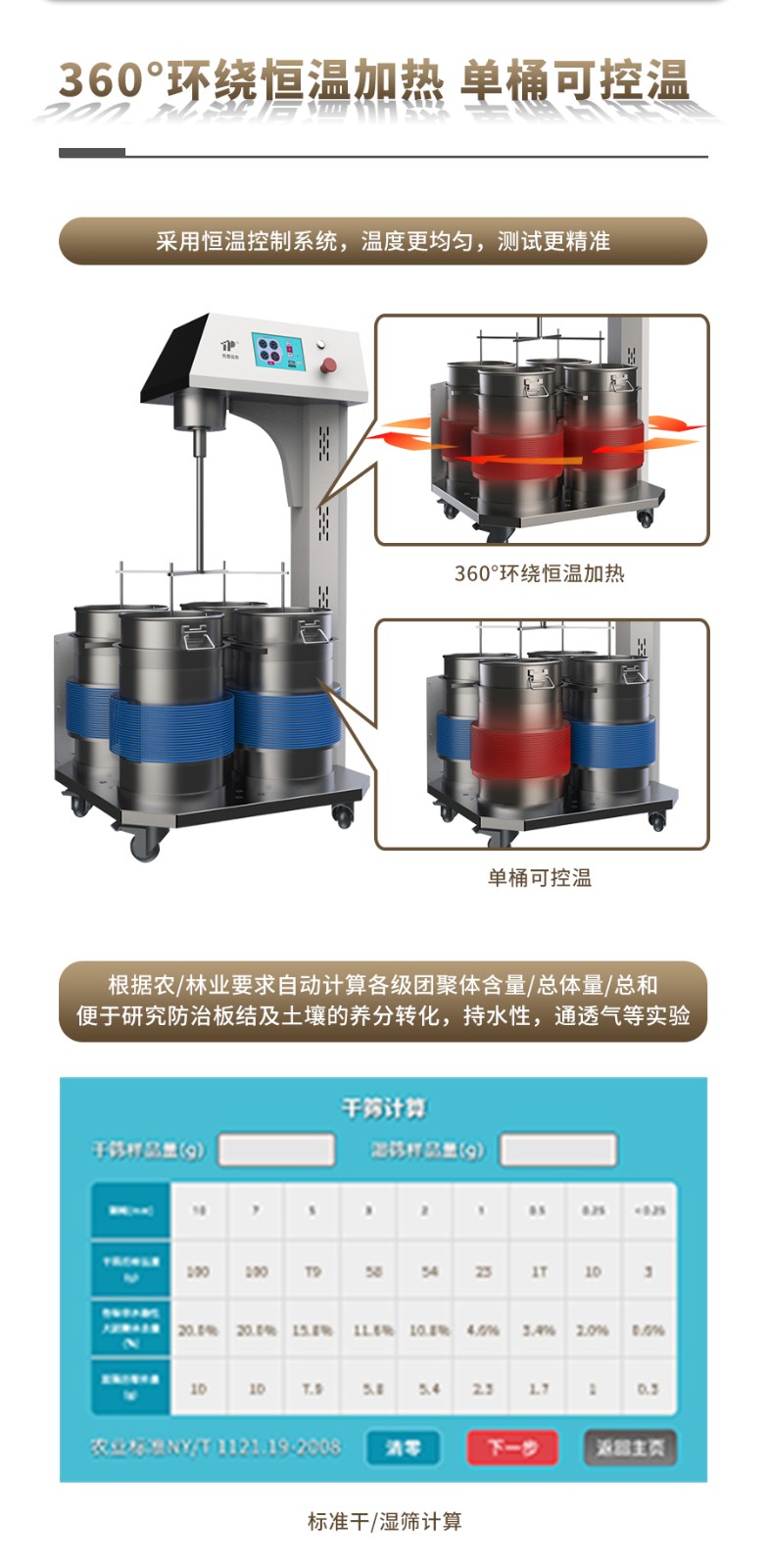 恒温式草莓视频APP官方网站团粒分析仪